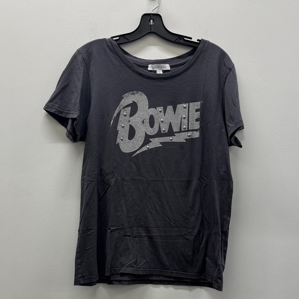Gray Daydreamer Bowie Graphic T-Shirt Size M